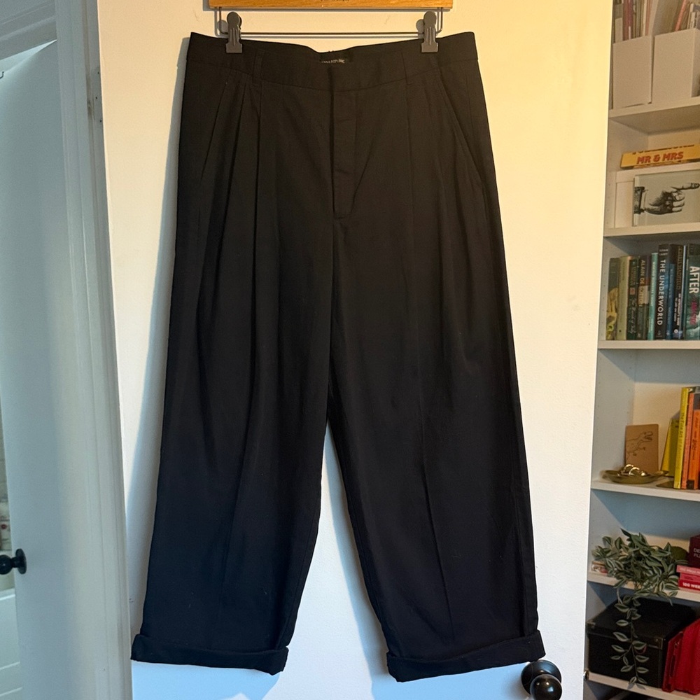 Banana republic wide leg trousers